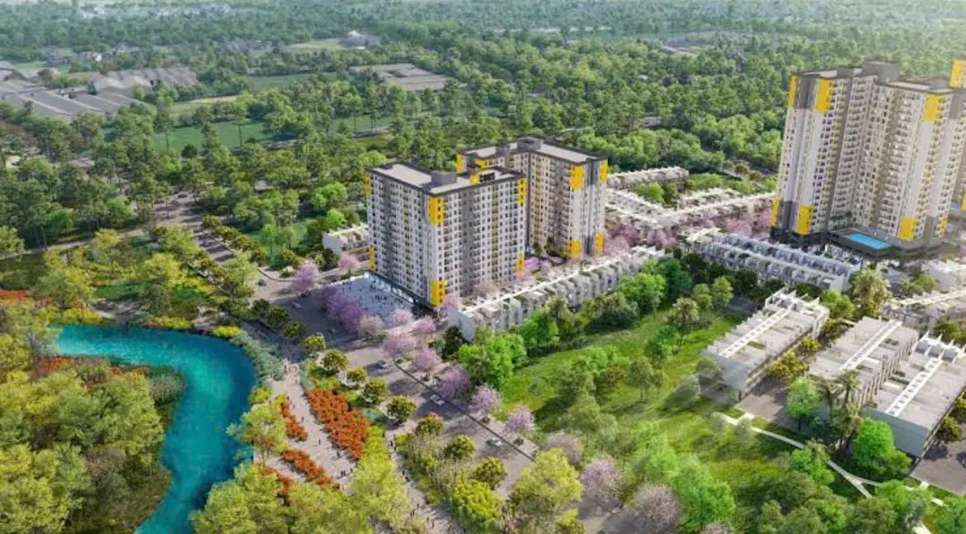 Sơ đồ mặt bằng tổng thể B-One Lumi Tân Uyên Bình Dương